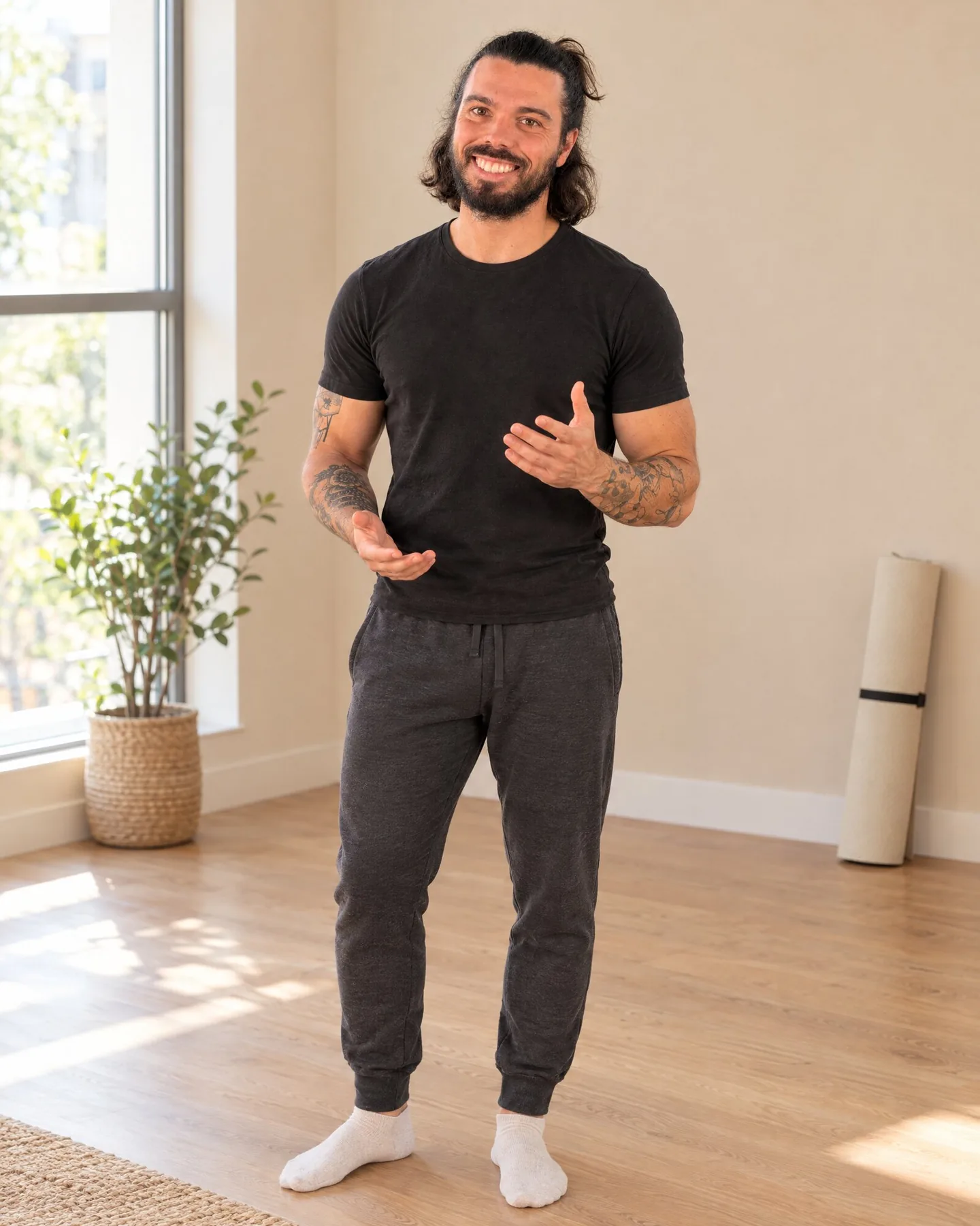 Mattia Milani in piedi