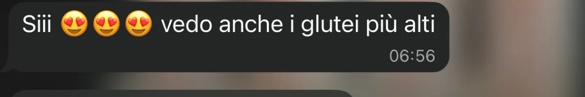 Screenshot di un messaggio di una cliente su Leggera Flow (7)