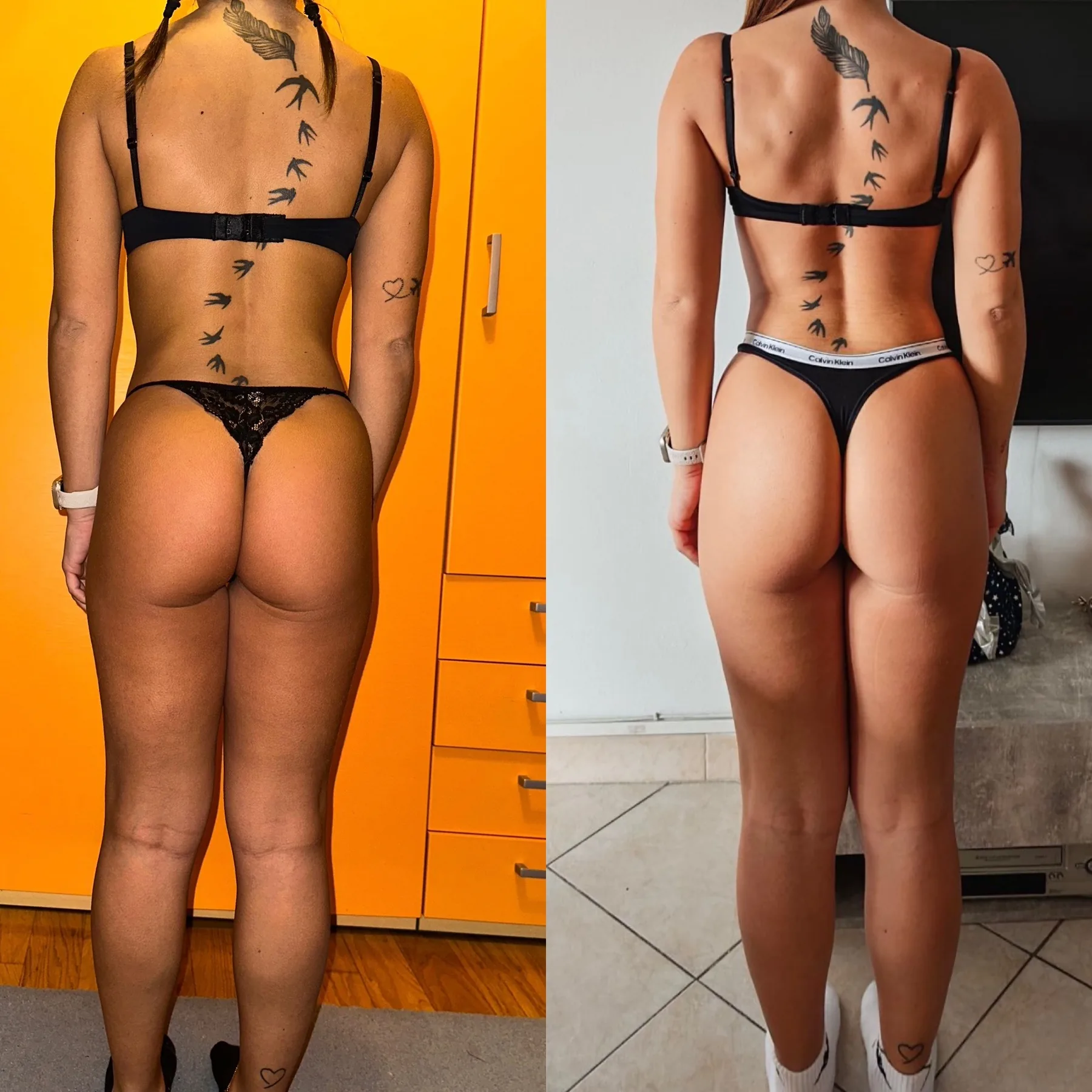 Prima e dopo di una cliente, dopo 3 mesi